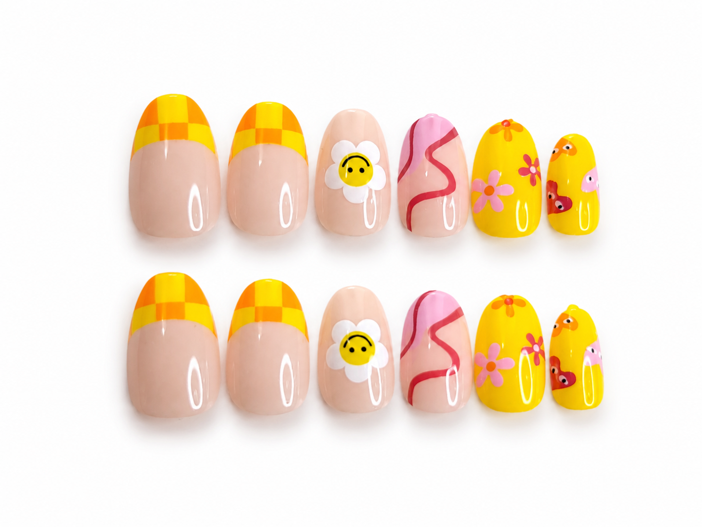 Groovy Smiley Yellow Mix