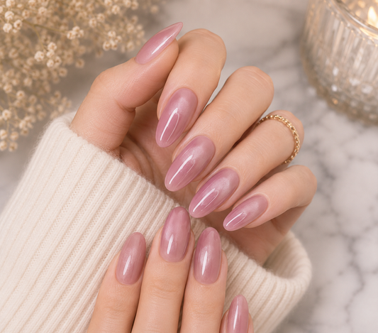 Dusty Rose Glossy Almond