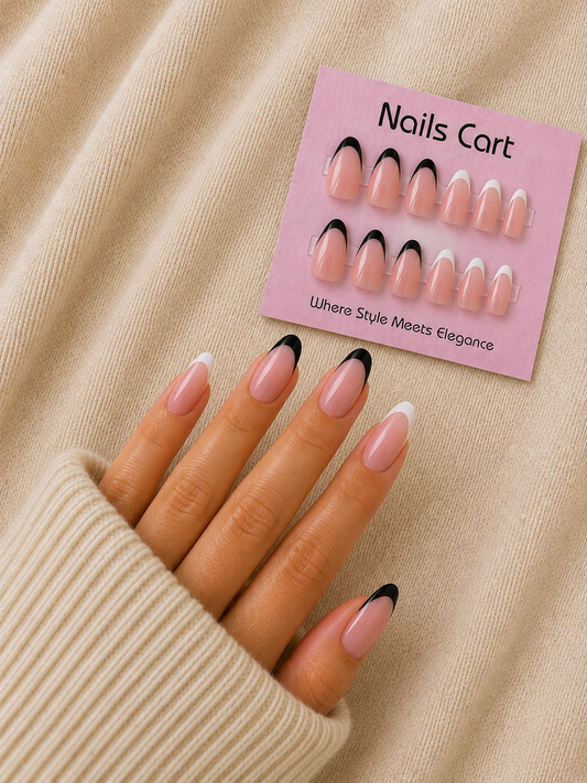 Black French Tip