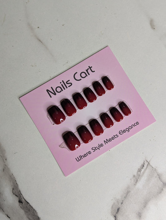 Dark Red Gradient Ombre