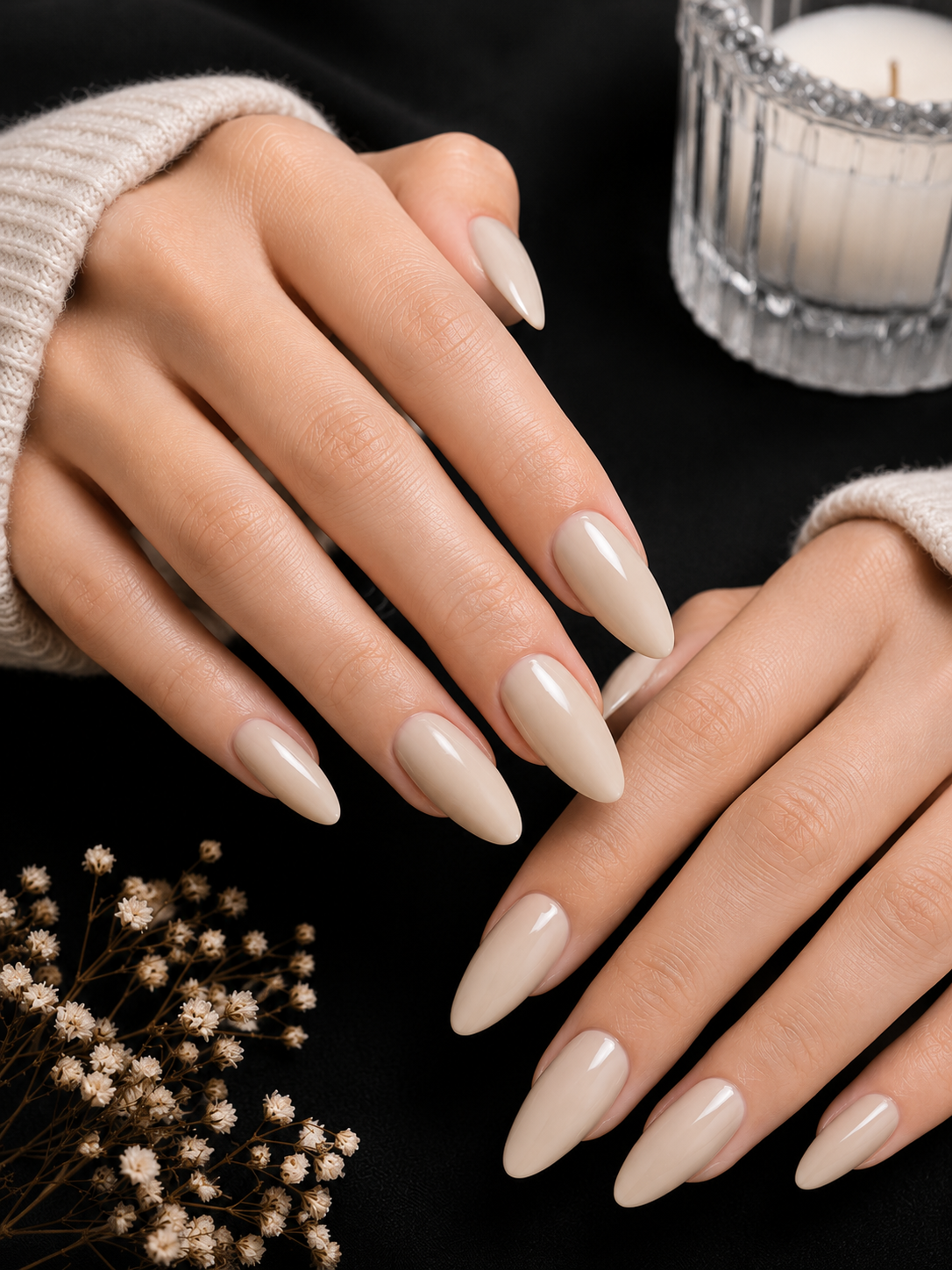 Nude Glossy Almond