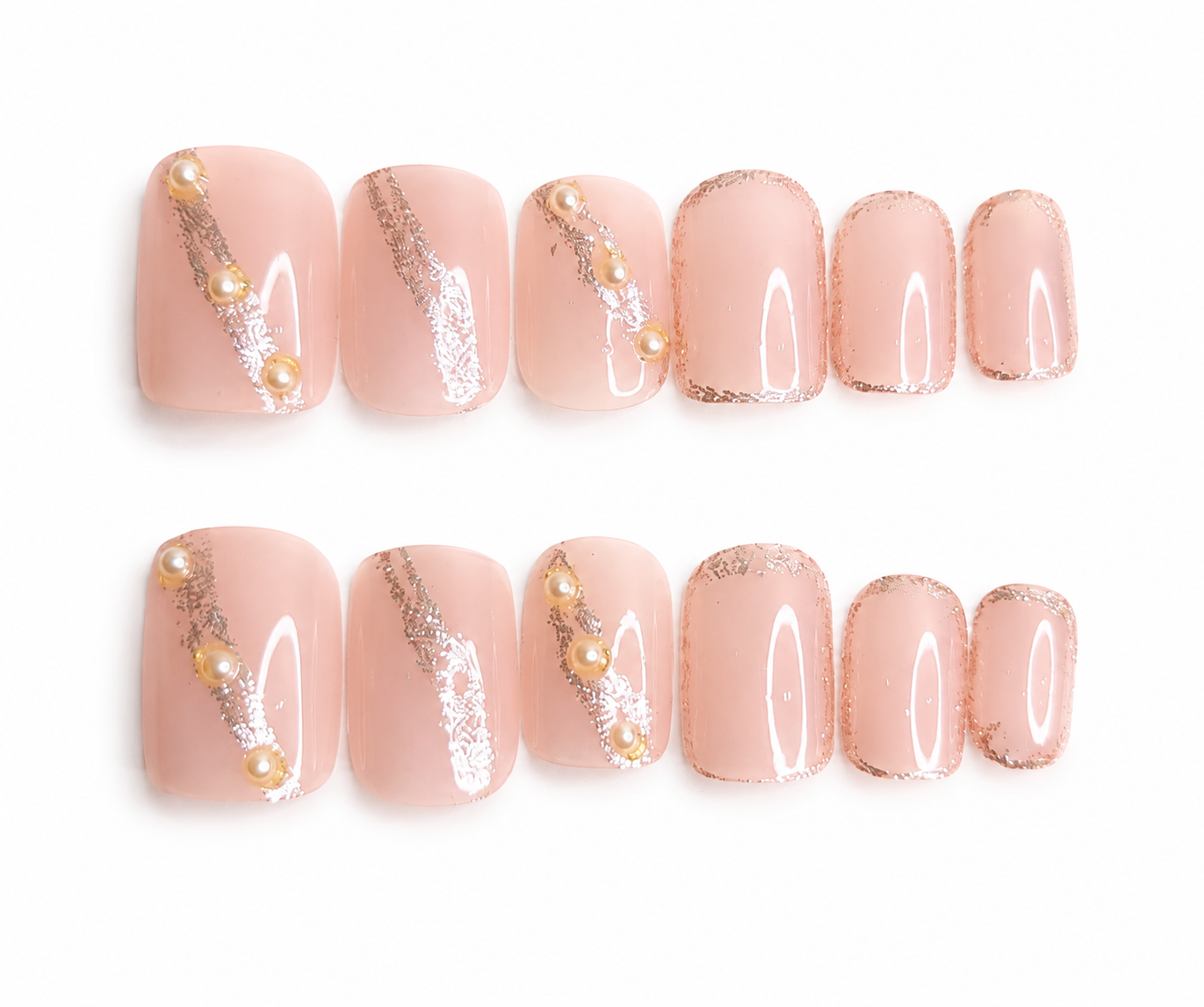 Blush Pearl Foil Accent
