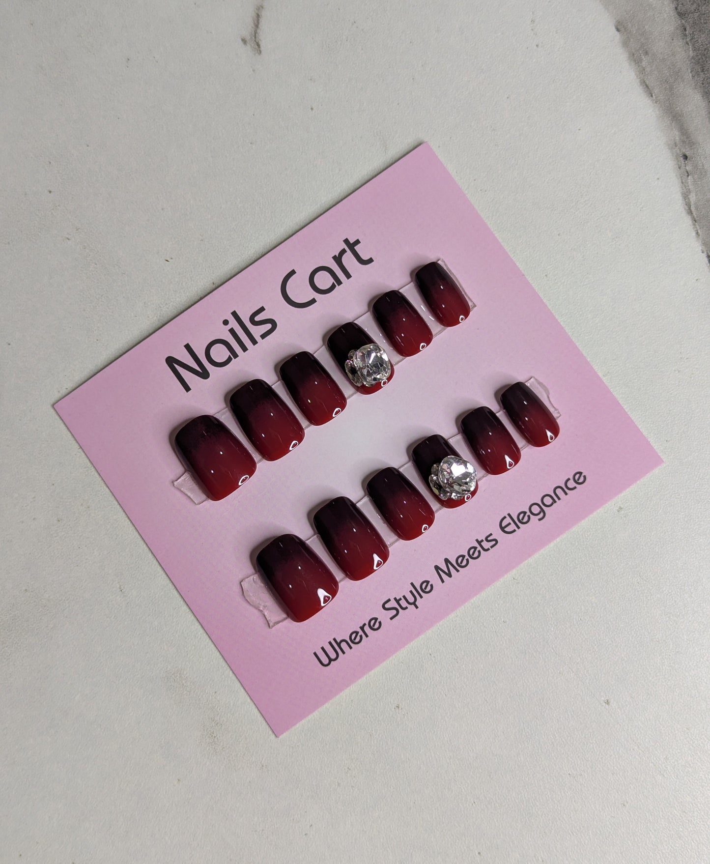Crimson Ombre Diamond
