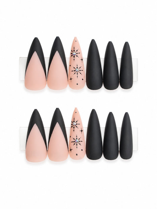 Matte Black Celestial Stiletto