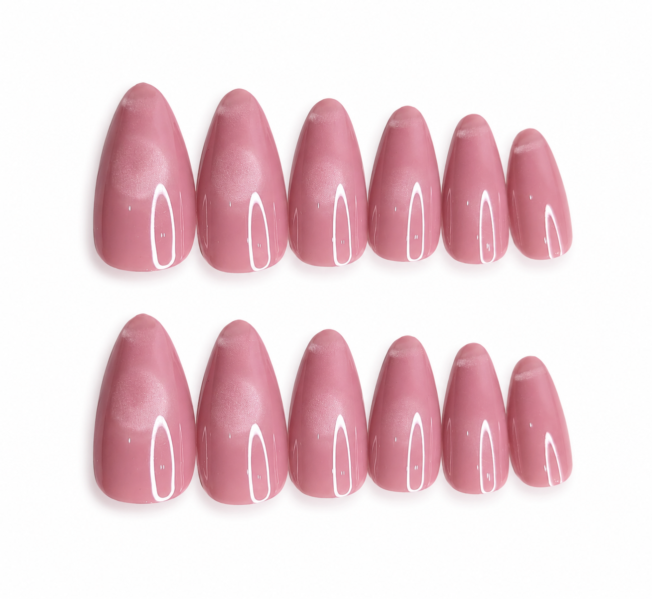 Dusty Rose Glossy Almond