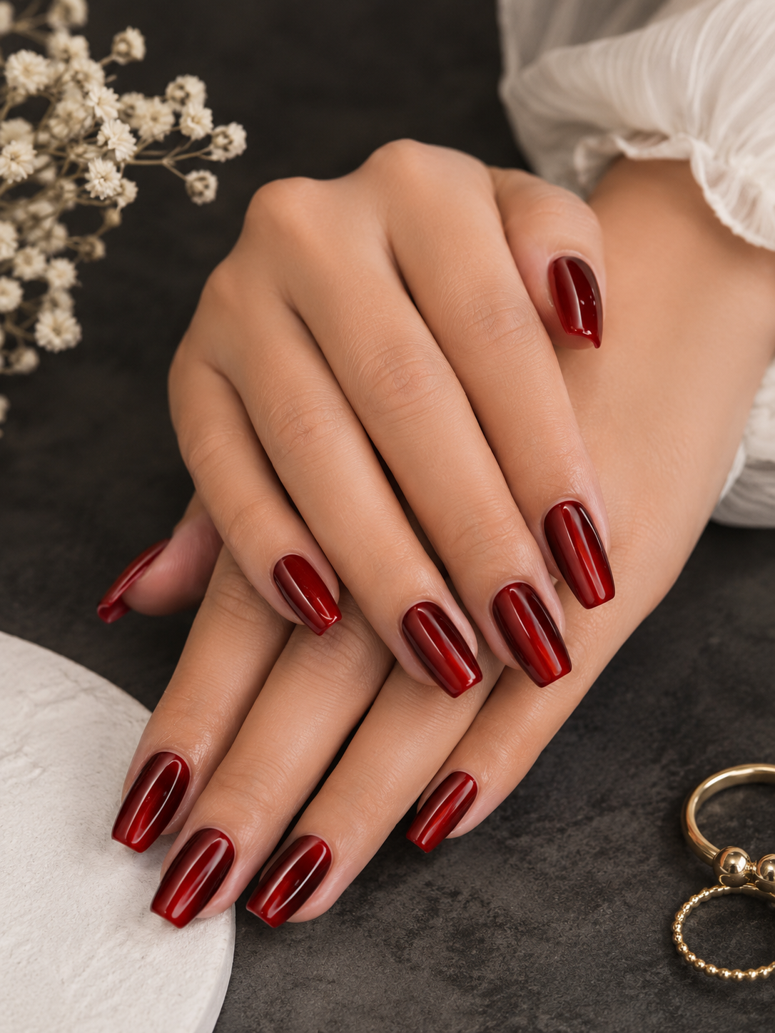 Ruby Chrome Cat Eye