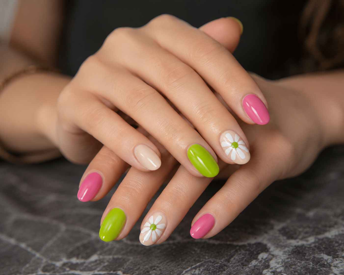 Pink Olive Daisy Mix